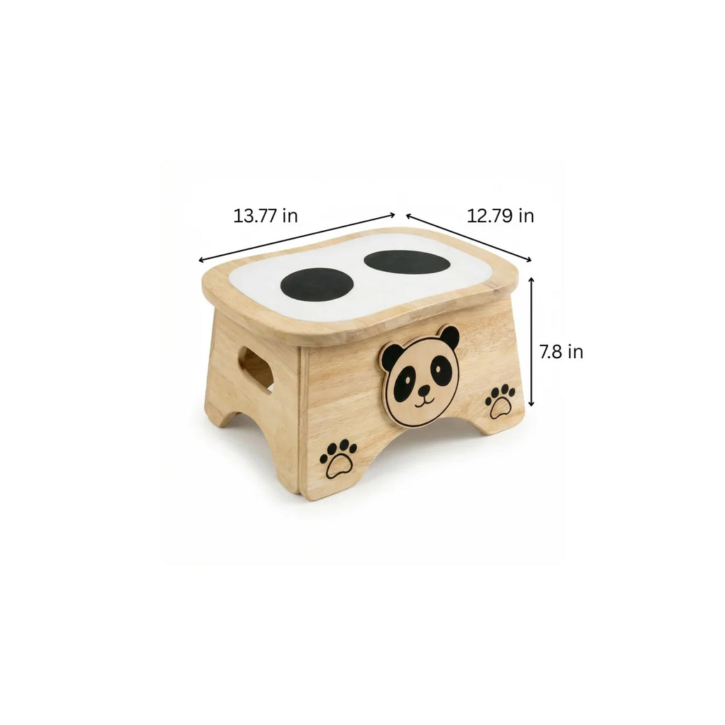 Ray the Panda dimensions: 13.77 inches wide, 12.79 inches deep, 7.8 inches high.